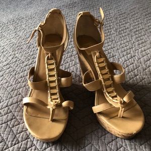 Dolce Vita Cork Espadrille Platforms